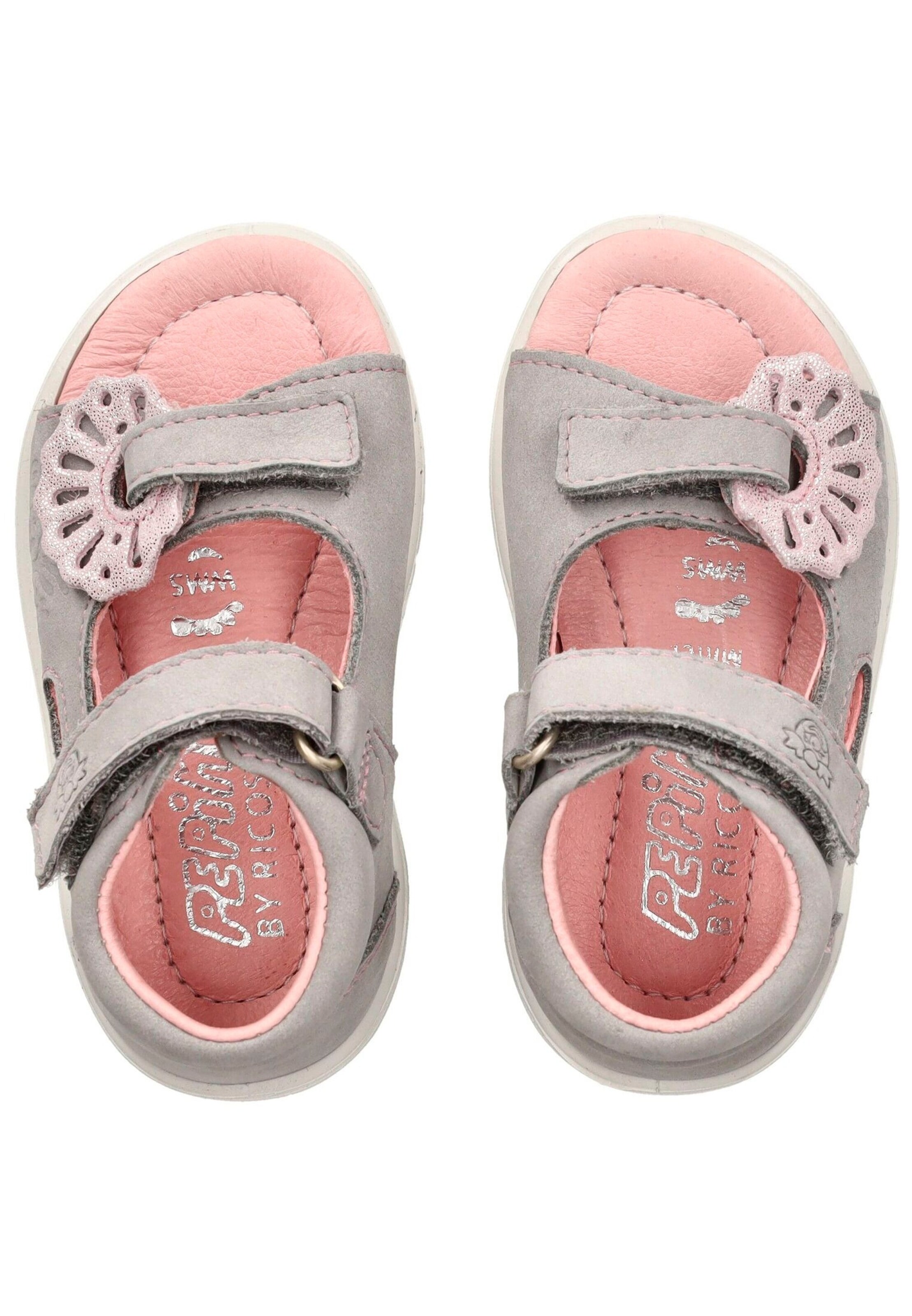 PEPINO Sandalen Grau/Rosa