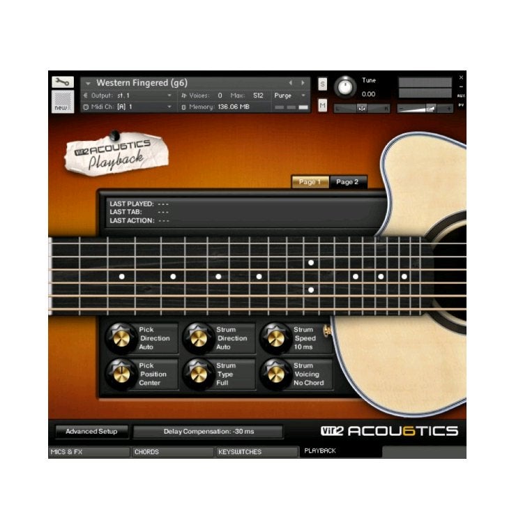 VIR2 Acou6tics virtuele akoestische gitaar software