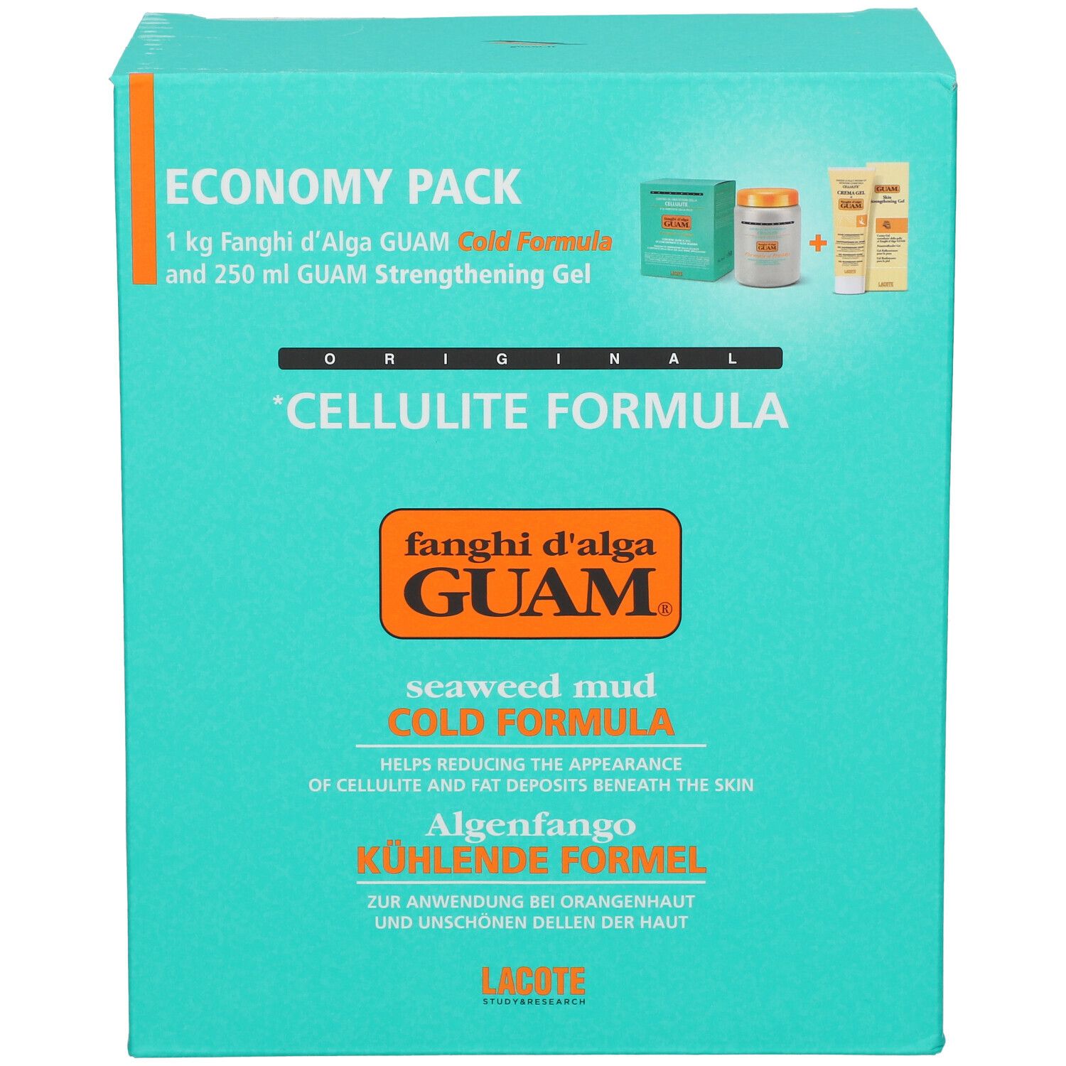 GUAM® Algenfango-Creme Frische Effekt + Hautstraffendes Gel