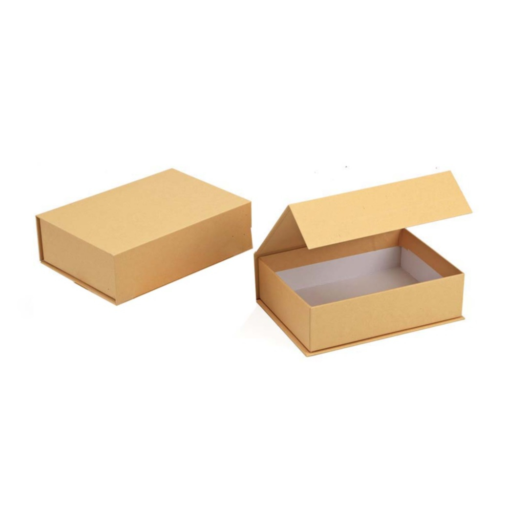 (26.5x21cm) Geschenk Schachtel Gift Box Verpackung mit Magnetischem Deckel - Braun