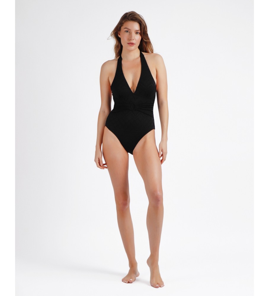 Maiô Admas Costa Bella Halter, Preto