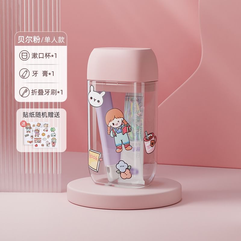 Evorest Bags - Reistas van plastic met sticker (verschillende ontwerpen)