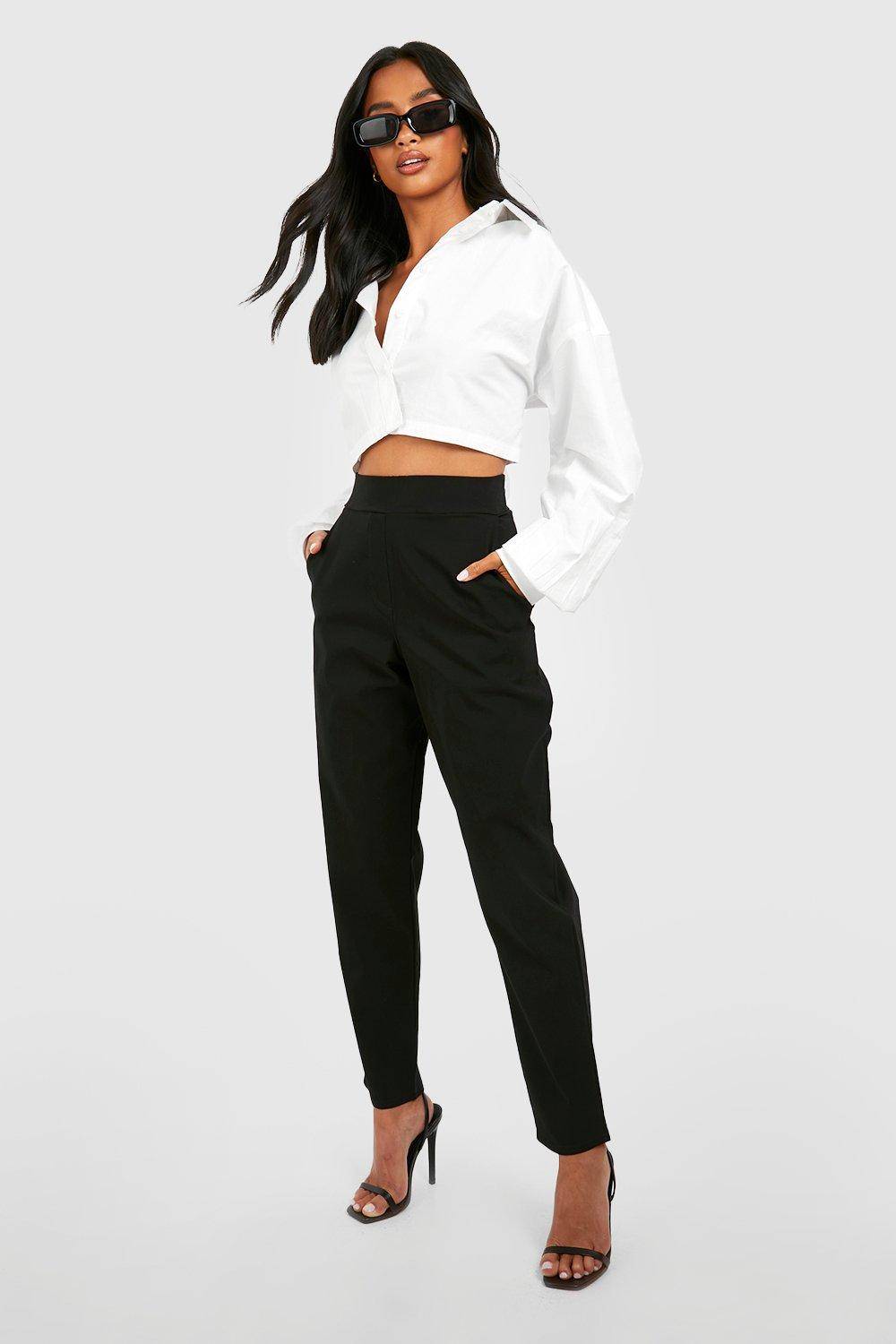 boohoo Petite Pantalon Super Stretch Fuselé Tailoré