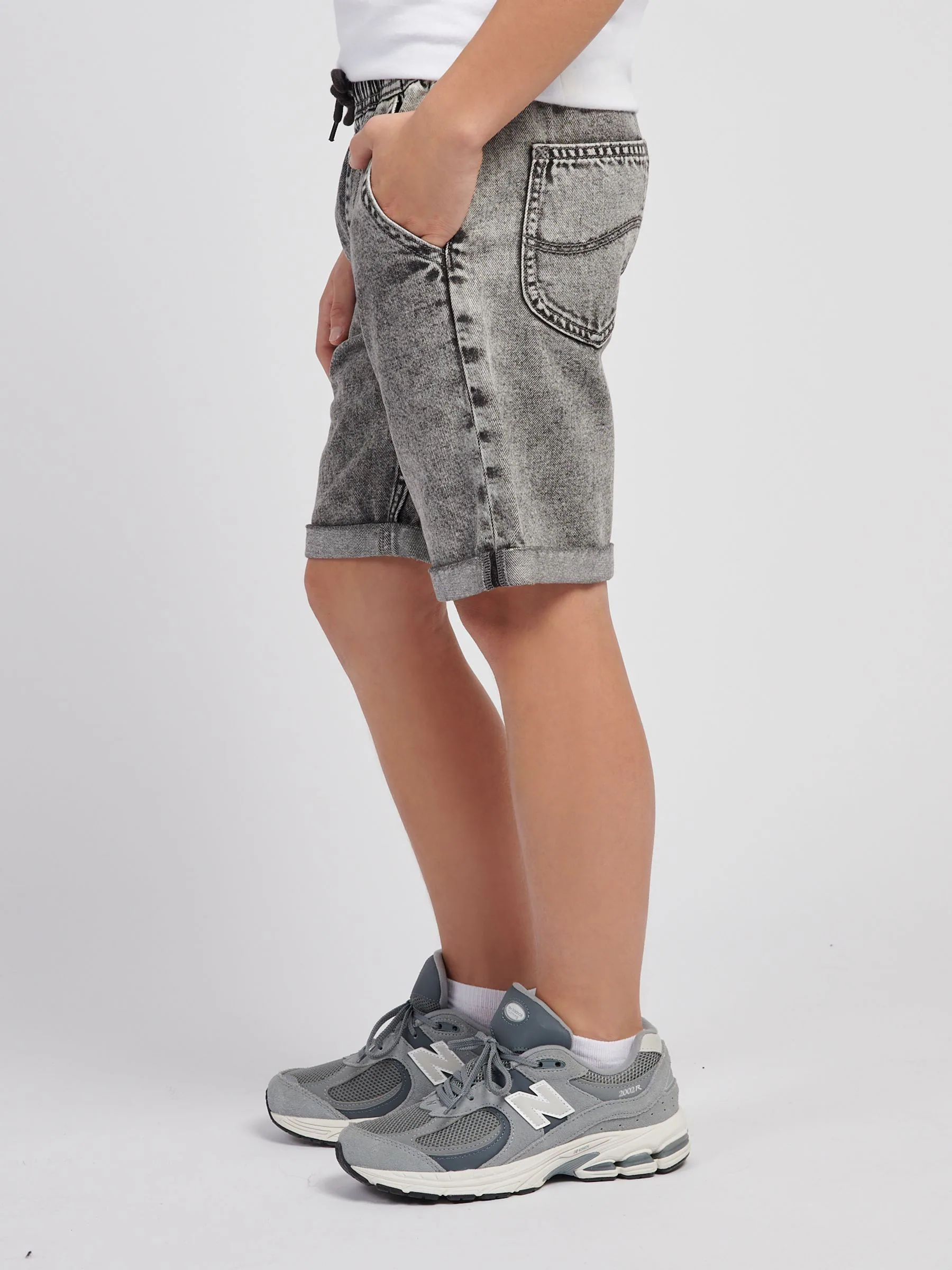 Lee Boys Elasticated Denim 100% Cotton Shorts