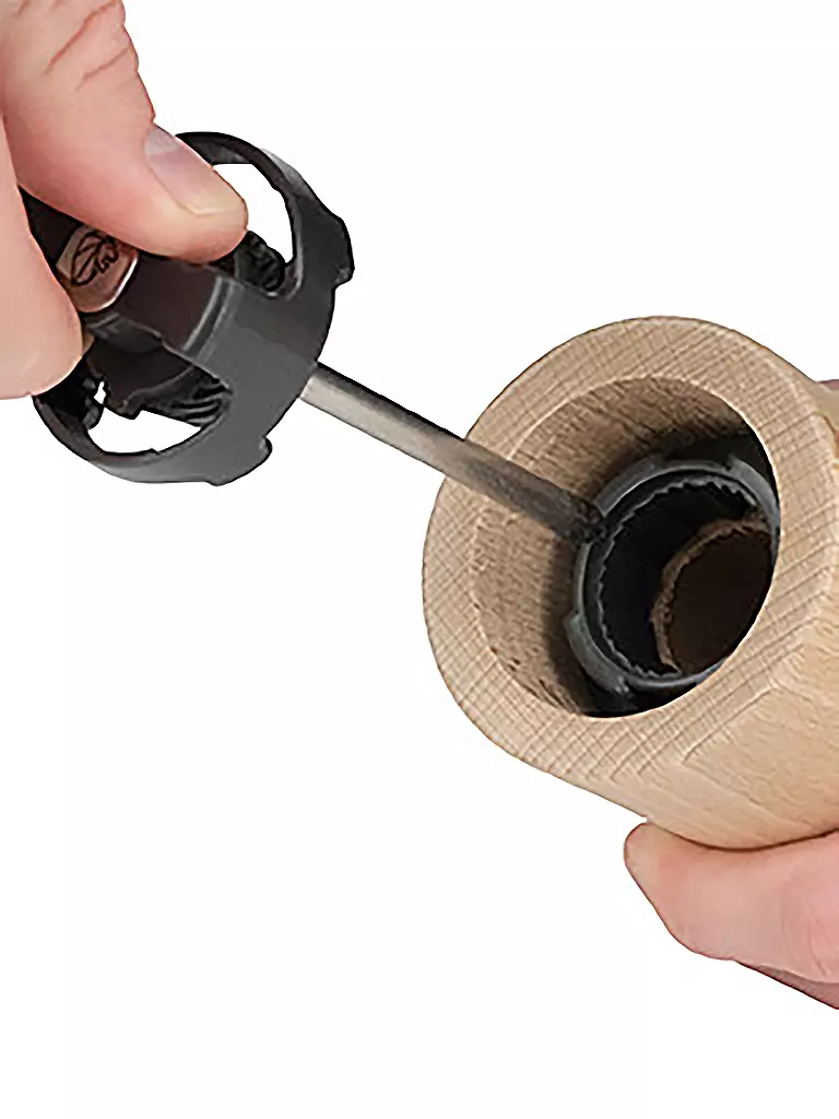 PEUGEOT Leinsamenmühle aus Holz, naturfarben 11 cm - 4,5