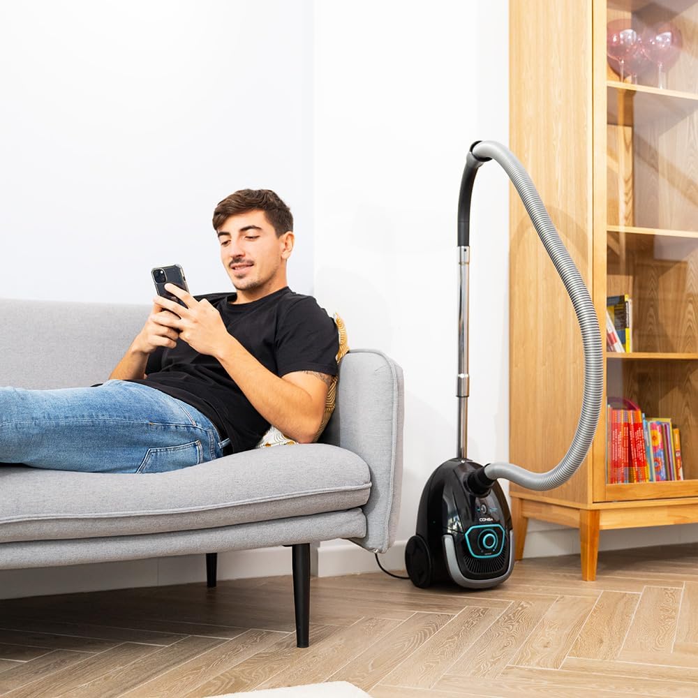 Cecotec Aspirateur Tra?neau avec Sac de 2,5 L Conga Powerbag 2500 Plus. 850 W, Filtration Haute Efficacité, Tube Télescopique en Métal, Comprend des Accessoires Adaptés aux Meubles et aux Coins. : Cuisine et Maison