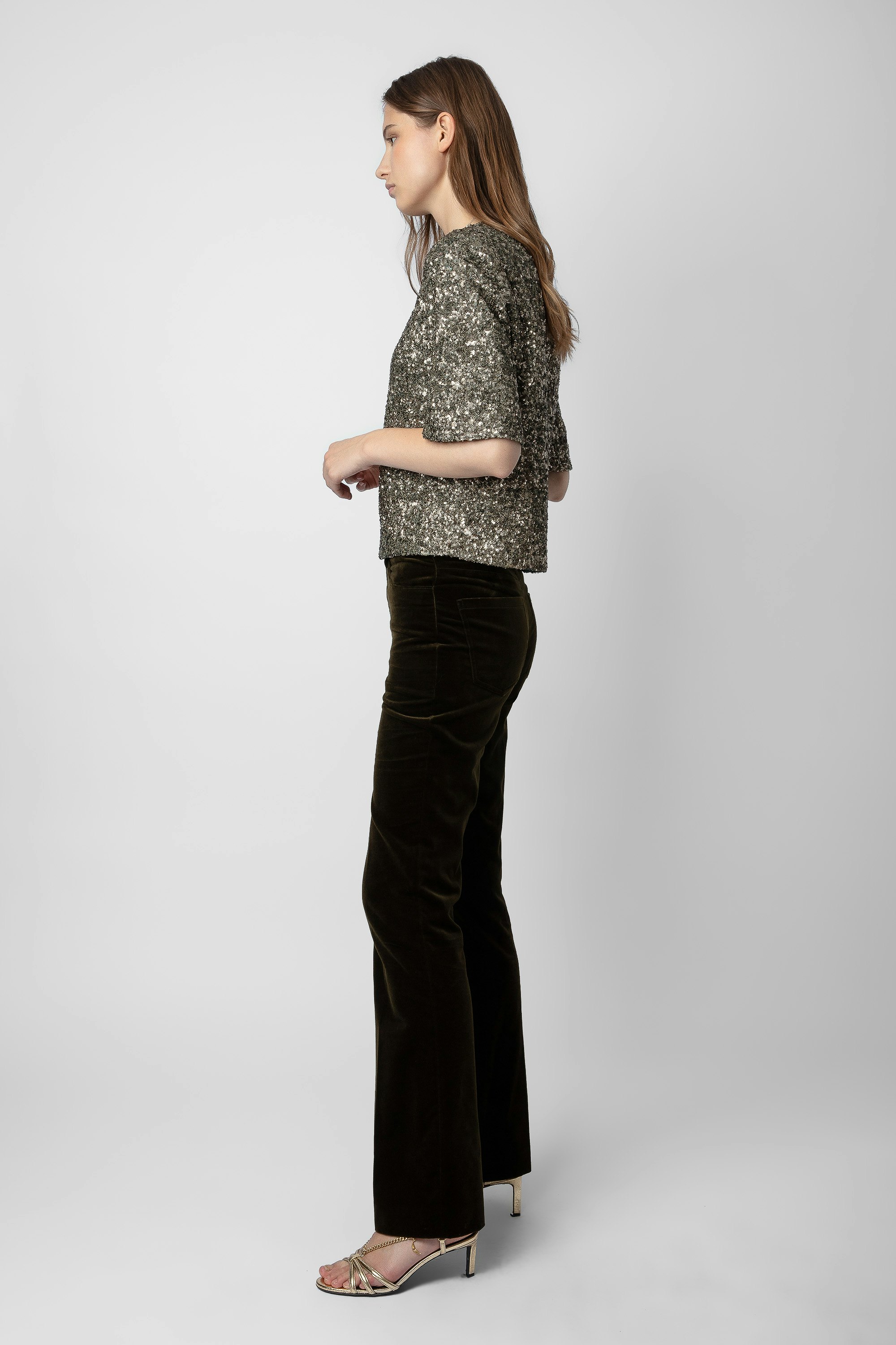 Blouse Tytane Sequins