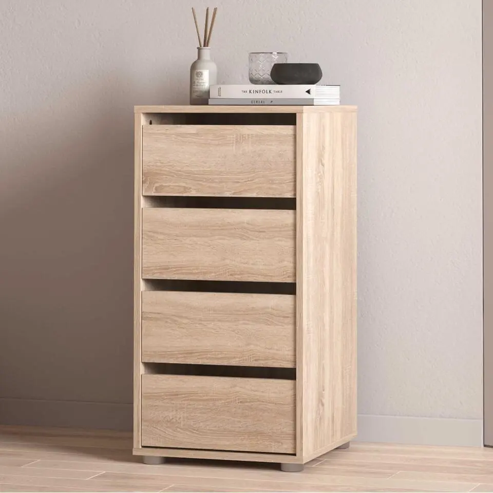 Ladekast Blokty - 40x40x76cm - 4 lades - eikdecor