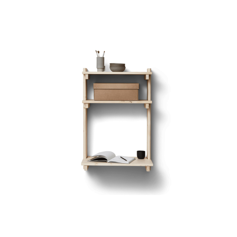 Form&Refine Beam wandplank met bureau grenen