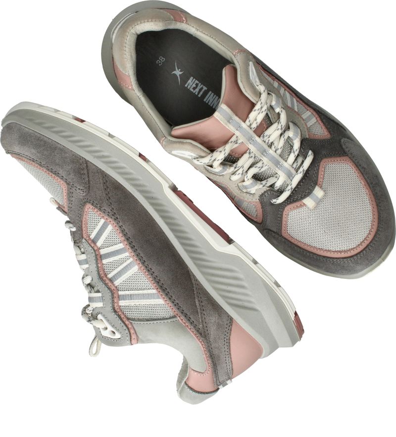 Xsensible Colorado Stretchwalker Sneakers Grijs Dames