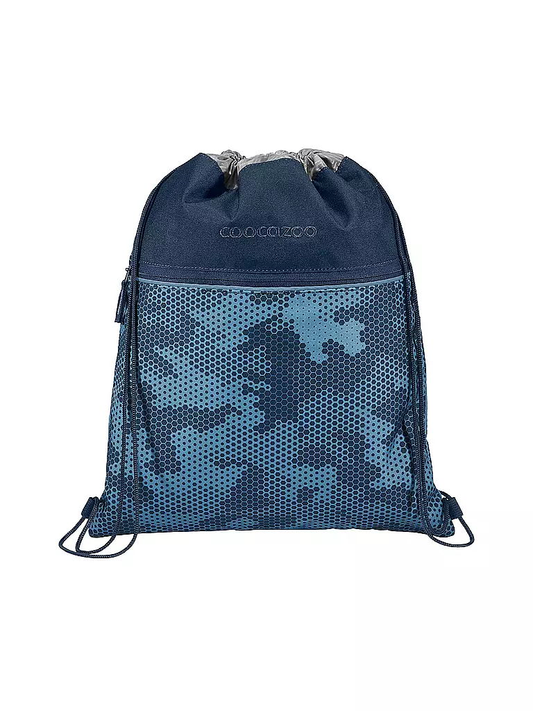 COOCAZOO Turnbeutel GEOMETRIC SKY dunkelblau
