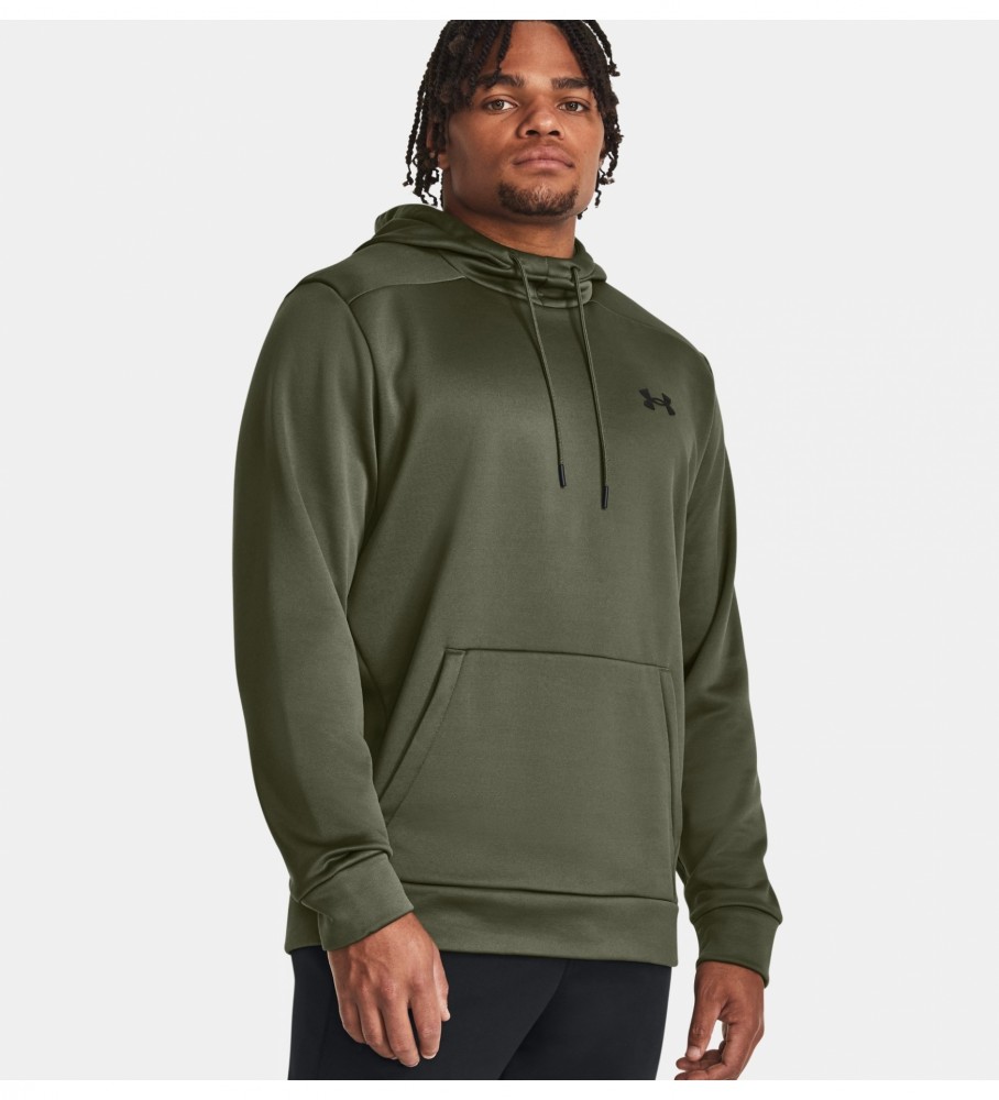 Moletom com capuz Under Armour Armour Fleece, verde
