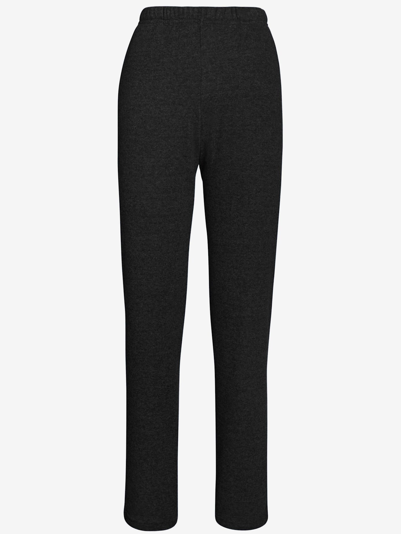 Pantalon en flanelle taille élastique