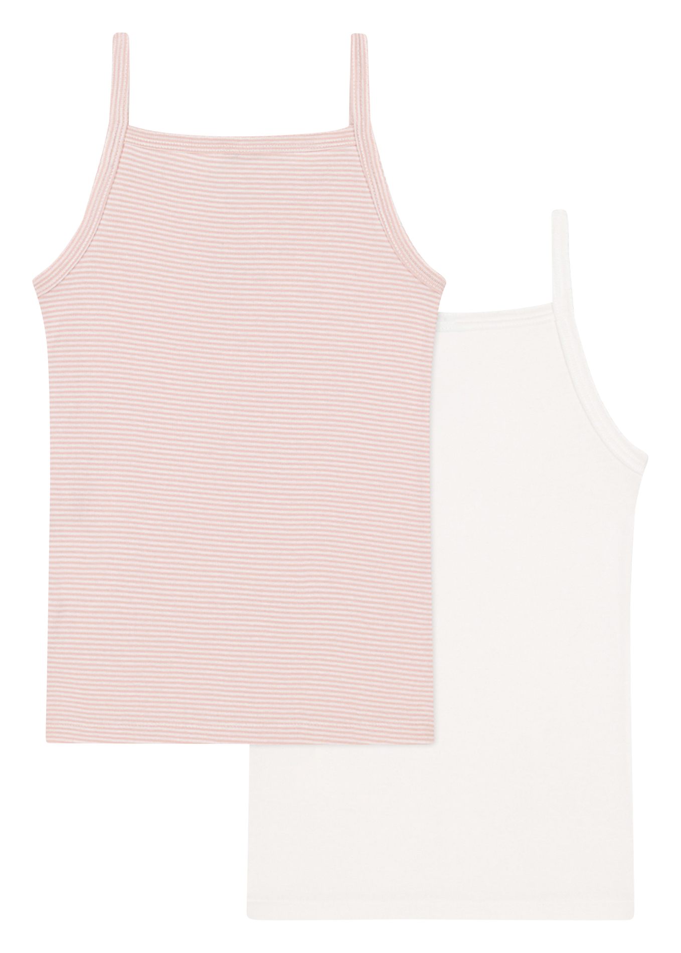 Débardeur col rond droit en coton | Multicolore