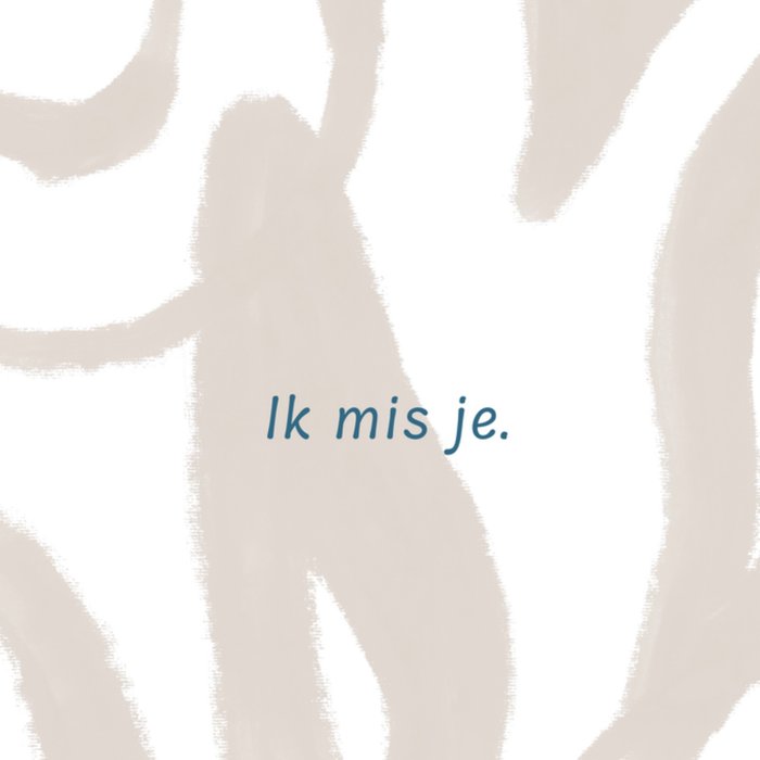 Greetz | Condoleancekaart | Ik mis je