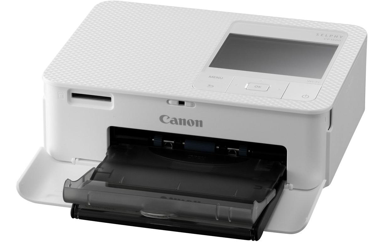 Fotodrucker Selphy CP1500 Weiss<br>Mobiler, WLAN-fähiger Fotodrucker