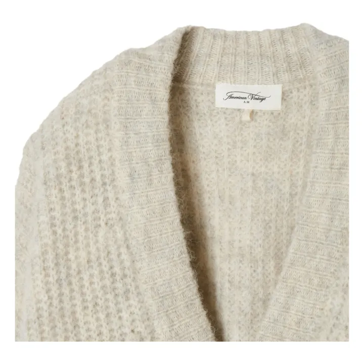 American Vintage Gilet Alapga East | Ecru chiné