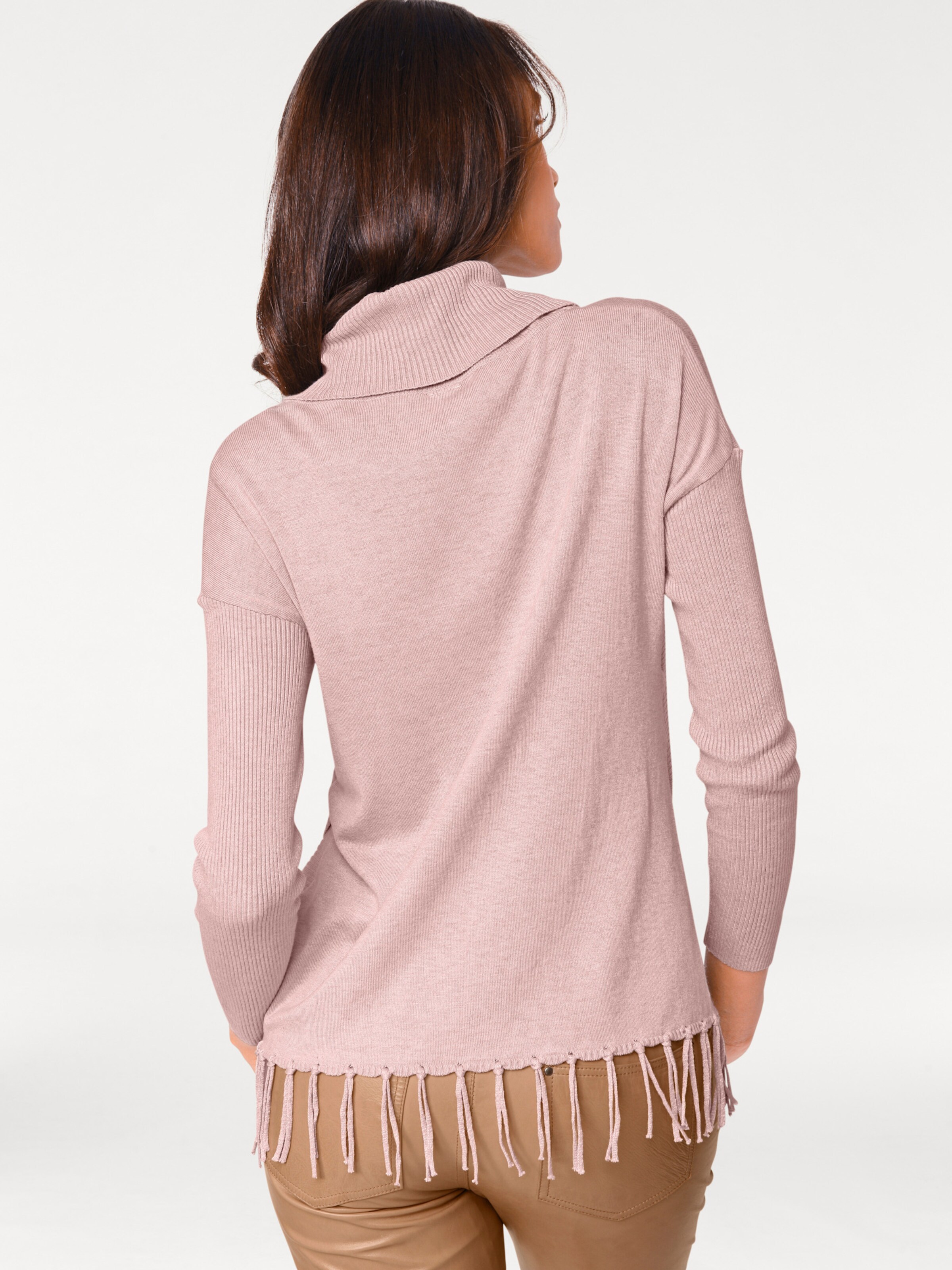 heine Rollkragen-Pullover in rosé