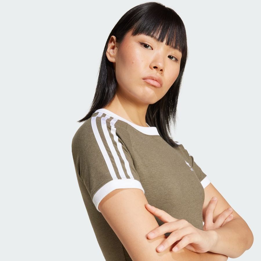 Adidas Original T-shirt raglan slim 3 bandes