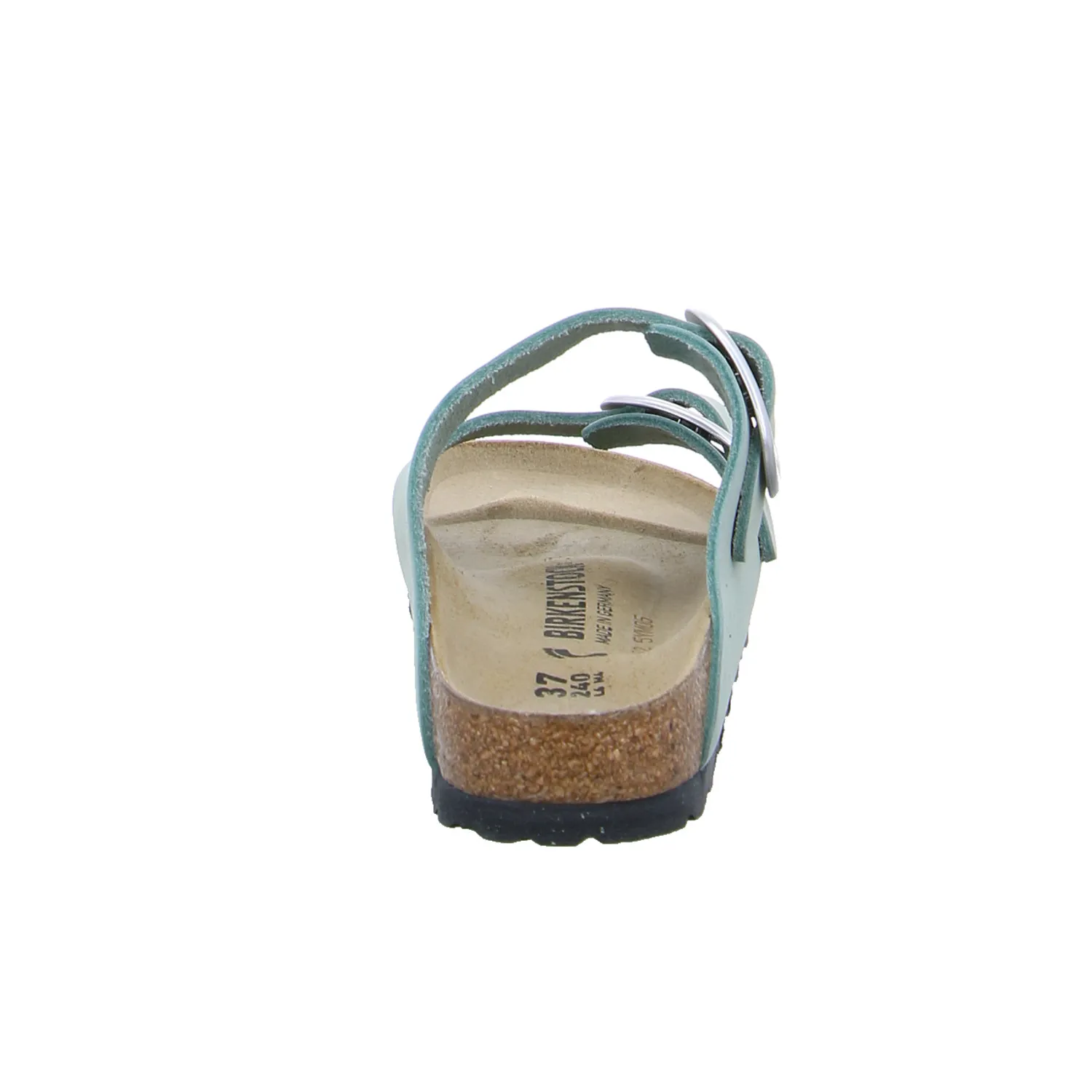 BIRKENSTOCK Bio-Fussbett Pastelgrün Leder