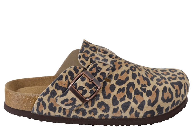 SKVULP SLENTERS I SKIND MED LEOPARD LOOK