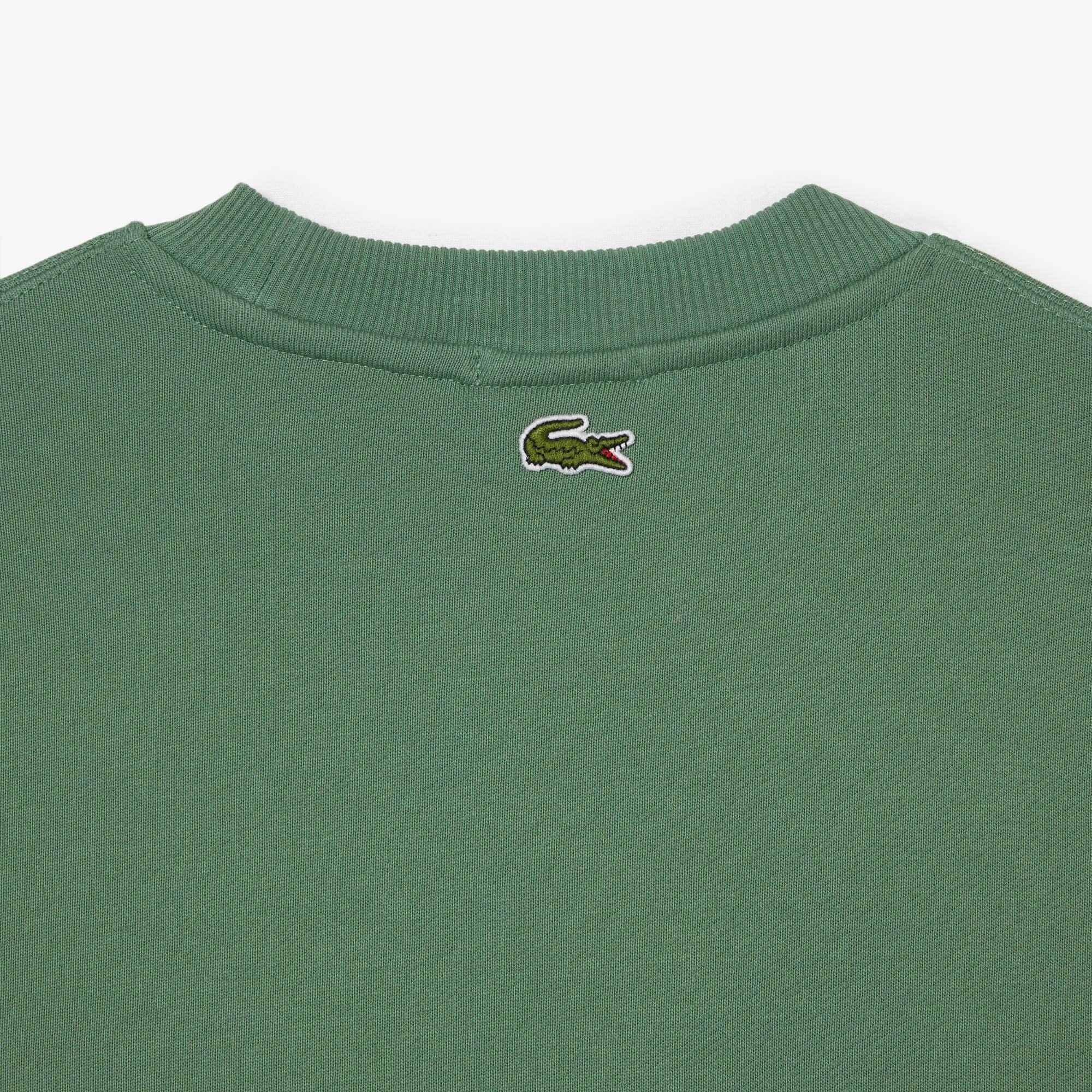 Unisex LACOSTE Jogger-Sweatshirt mit Krokodil-Aufnäher Sweatshirts - Grün - Lacoste - Unisex