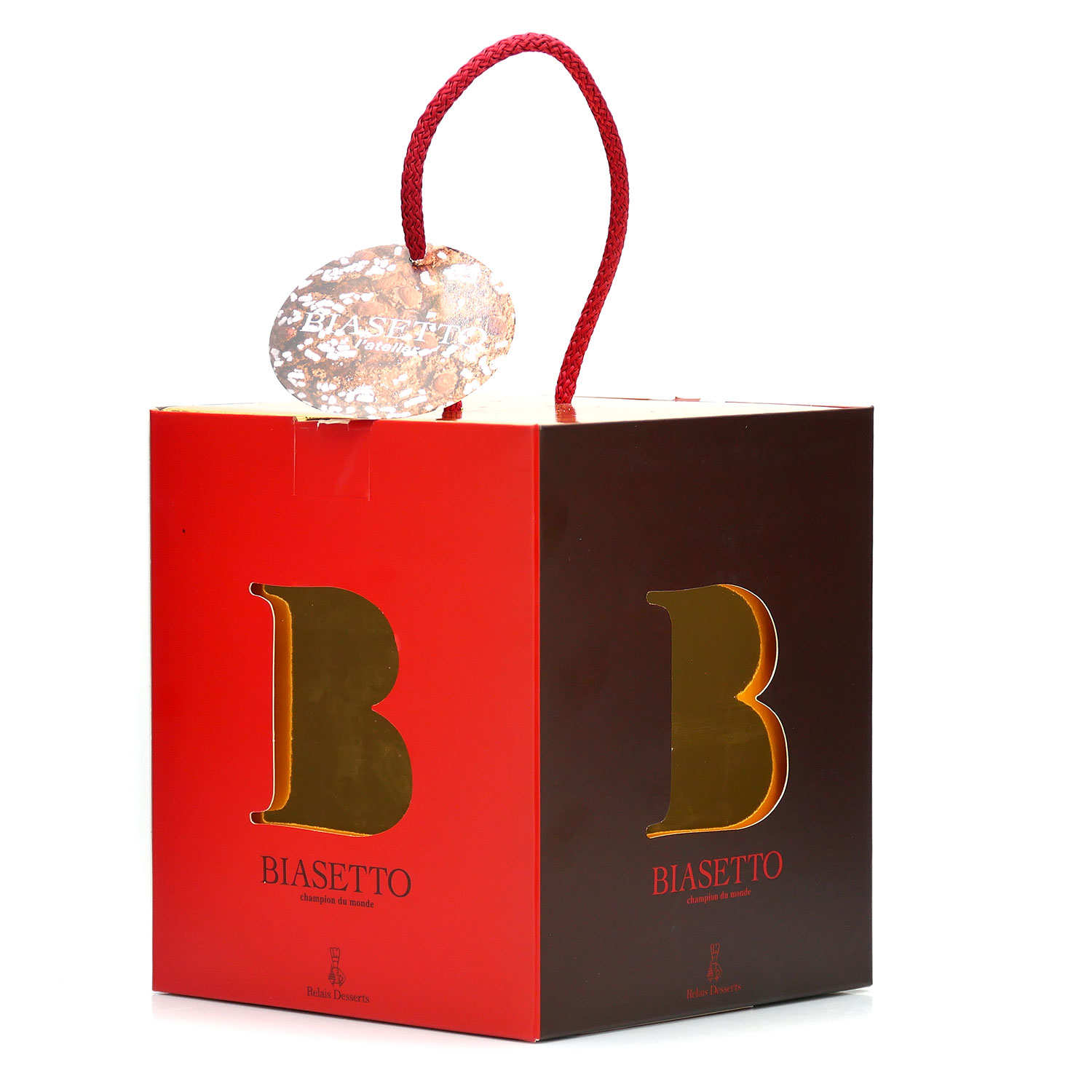 Panettone Biasetto classique avec glaçage aux amandes