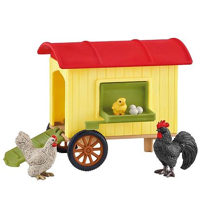 Schleich Farm WoRød - Mobile Chicken Coop