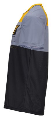 Maillot Manches Courtes Kenny Charger Noir / Gris / Jaune