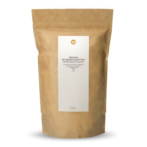 Sunday Natural Products  BIO BEERENMISCHUNG GEFRIERGETROCKNET ERDBEERE, BLAUBEERE & HIMBEERE