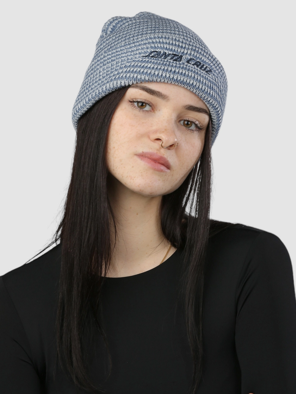 Santa Cruz Strip Marl Beanie blue heather