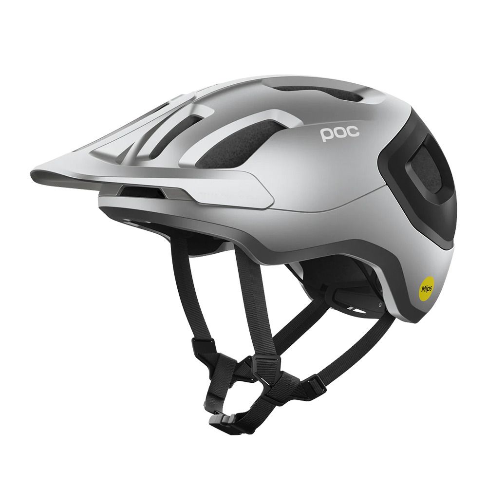 Poc AXION RACE MIPS - Casque VTT uranium black/argentite silver matt