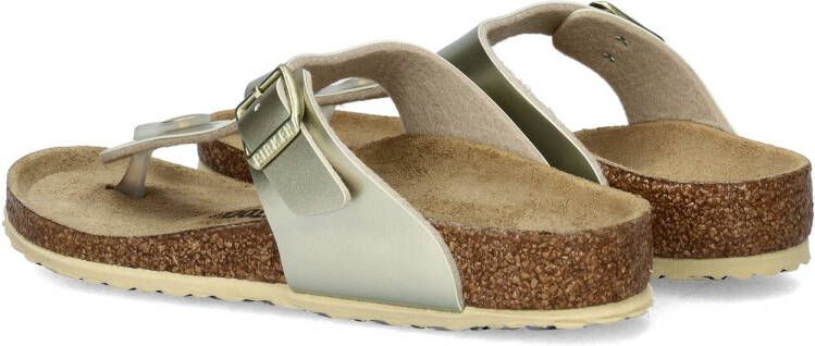 Birkenstock Meisjes Sandalen Gizeh Kids BS Electric Metallic Gold(narrow) Goud