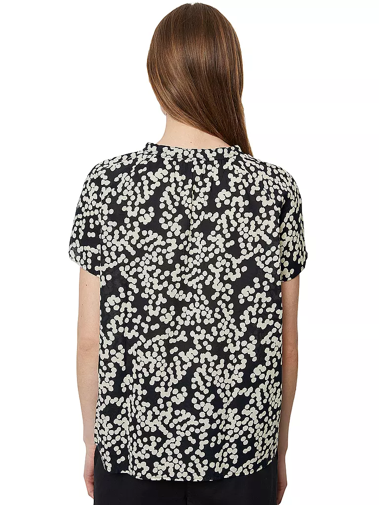 MARC O'POLO Blusenshirt schwarz