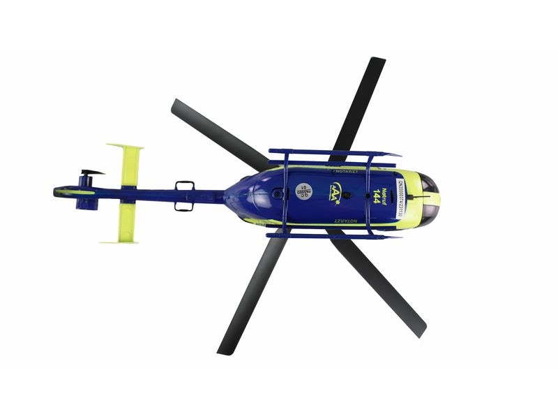 Amewi Helikopter AFX-135 Alpine Air Ambulance 4-Kanal, RTF Kleiner Scale Heli mit 4-Kanal Steuerung für Einsteiger und Fortgeschrittene Piloten