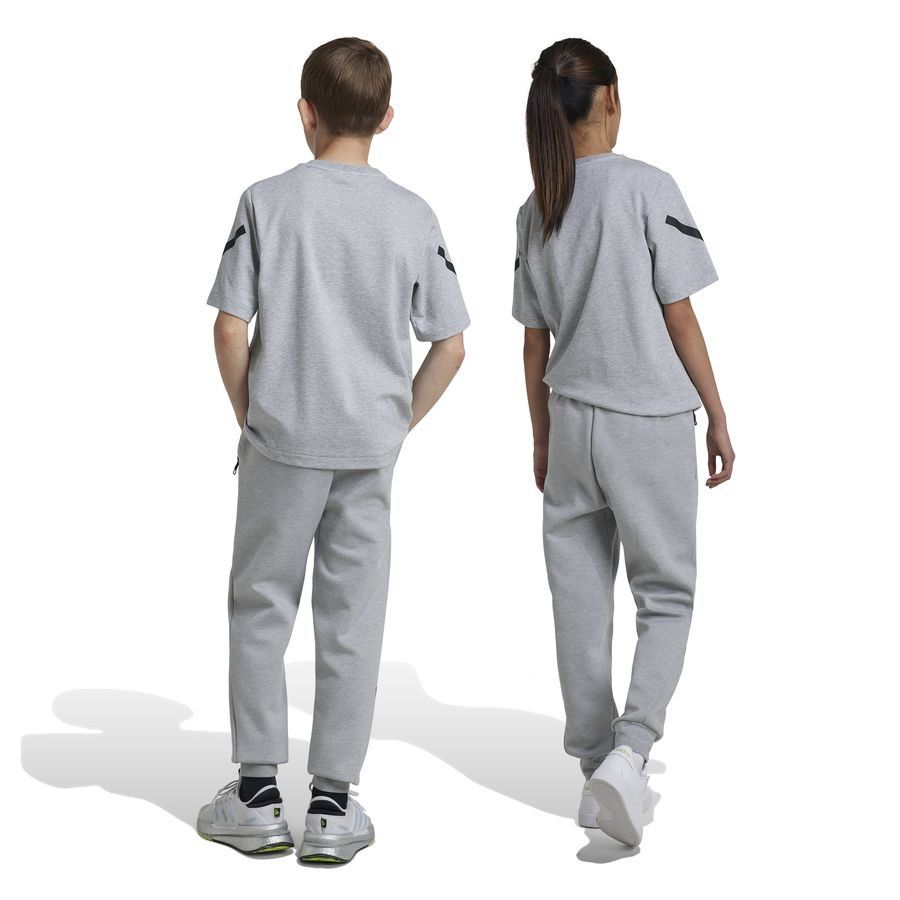 adidas Bas de Survêtement Z.N.E. Tapered - Gris/Noir Enfant