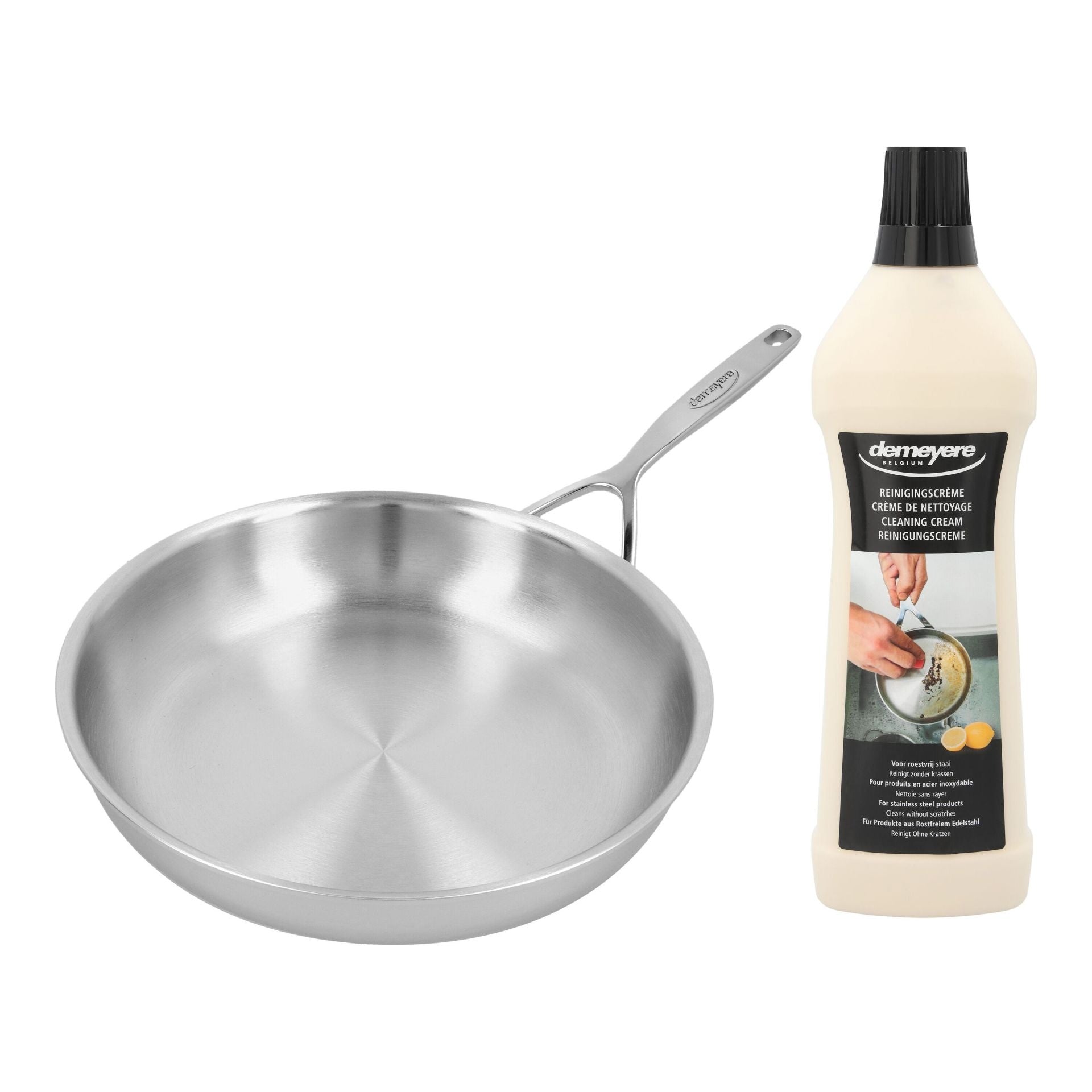 Demeyere Multiline 7 Koekenpan - 28 cm  met gratis reinigingscrÃ¨me