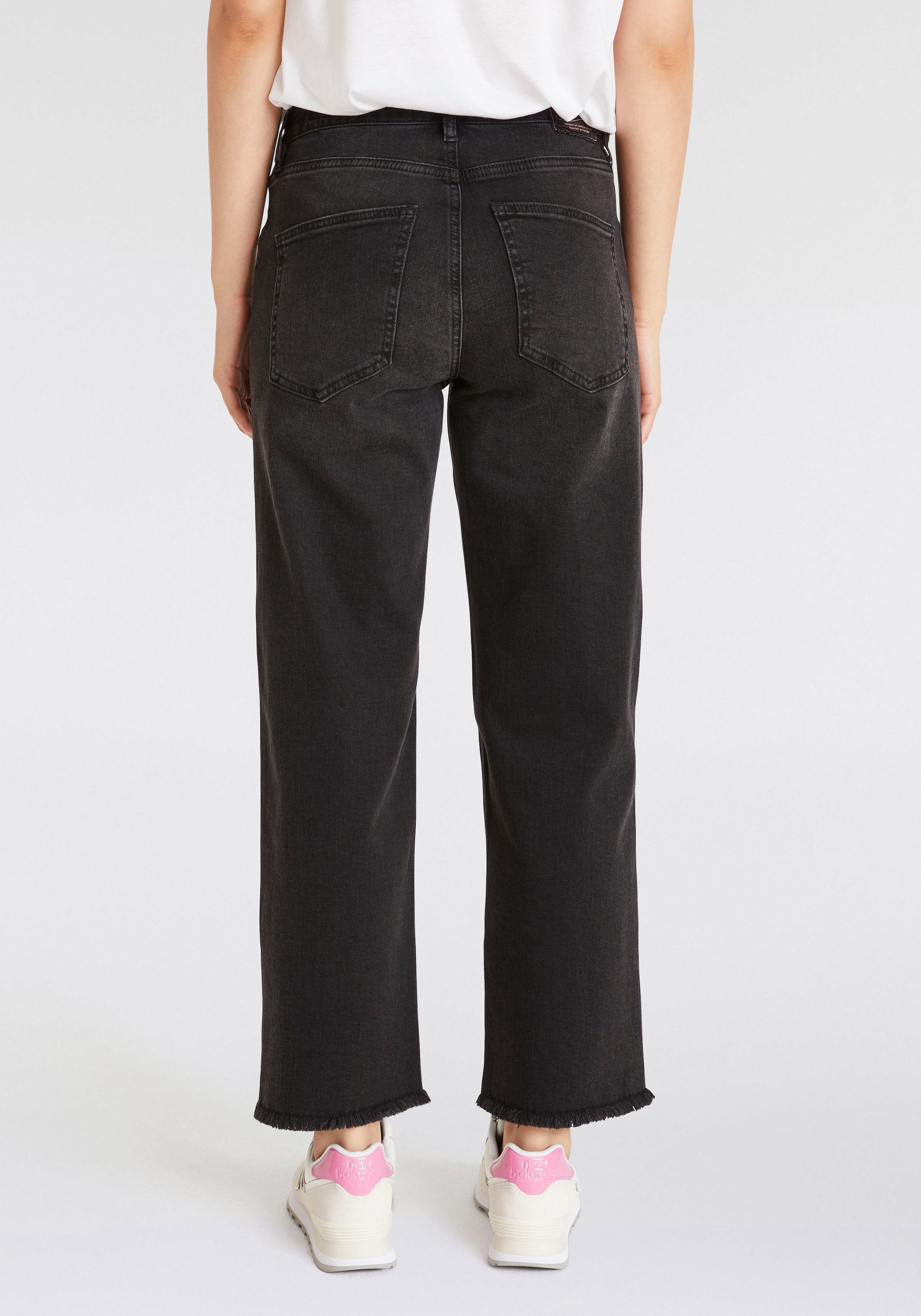 Herrlicher Straight-Jeans »Mäze Sailor Denim Black Stretch«, im Five-Pocket Style