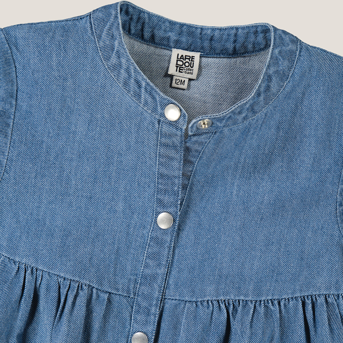 COLEÇÃO LA REDOUTE<br>Vestido jeans, mangas curtas