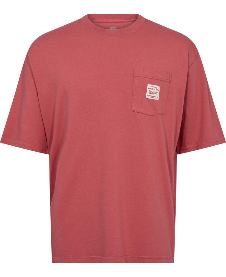 Levi's SS WORKWEAR TEE MINERAL RED Reds