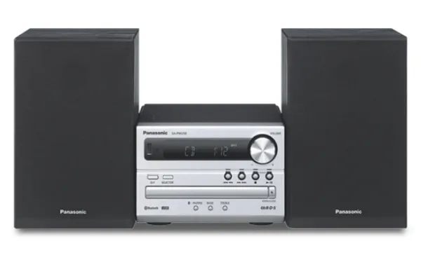 Panasonic SC-PM250 - Mikrosystem - 20 Watt (Total) - sølv