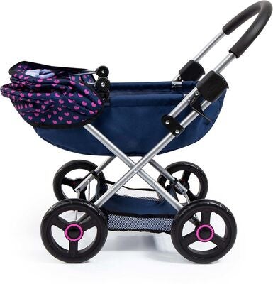 Bayer Design Dukkevogn Cosy, Blå/Rosa