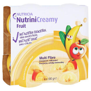 Nutricia Nutrini Creamy Fruit Zomer Fruit 4-pack 100GR
