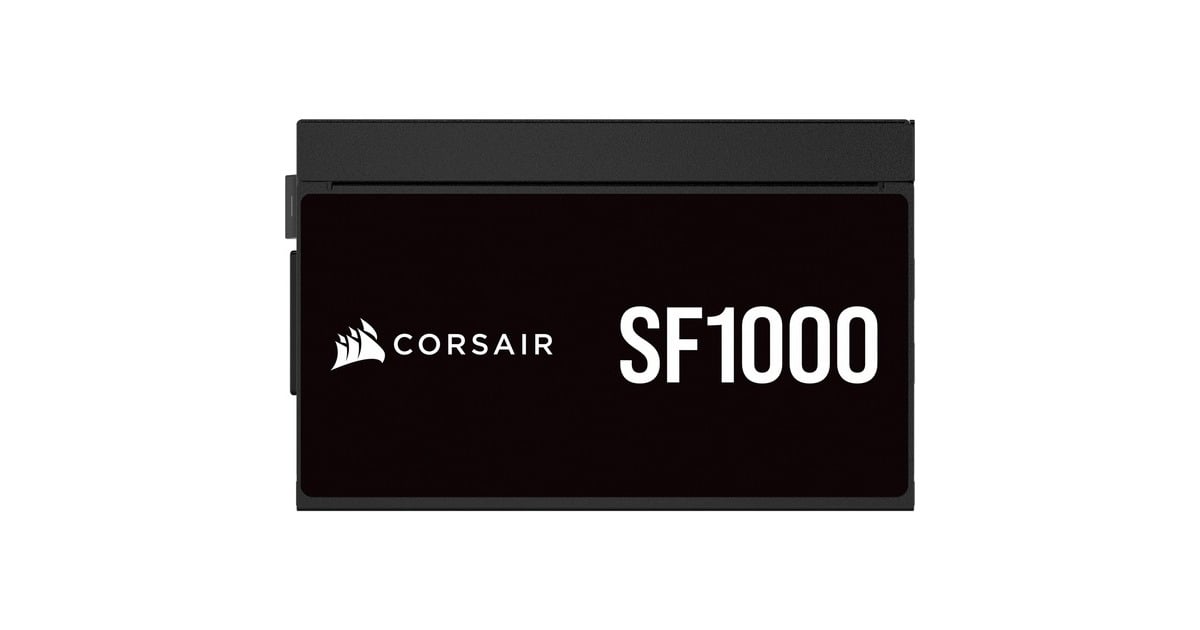 CorsairSF1000 modulaire 1000 watt voeding   (Zwart, 1x 12V-2x6, 3x PCIe)