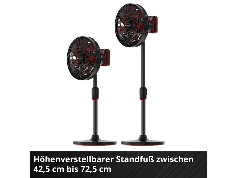Einhell Bodenventilator GE-CF 18/320 P Li-Solo Schwarz, ohn Akku-Ventilator