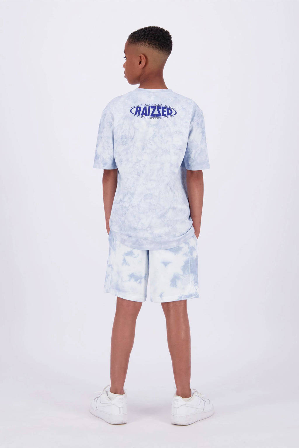 Raizzed tie-dye short R123KBN46003 blauw