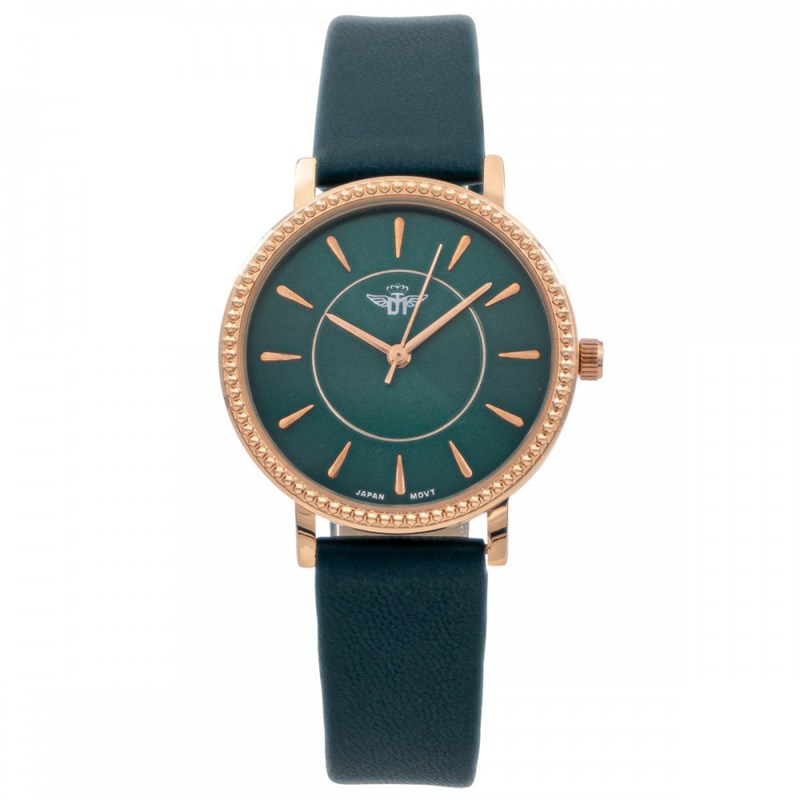 Montre Femme M. JOHN bracelet Cuir Vert