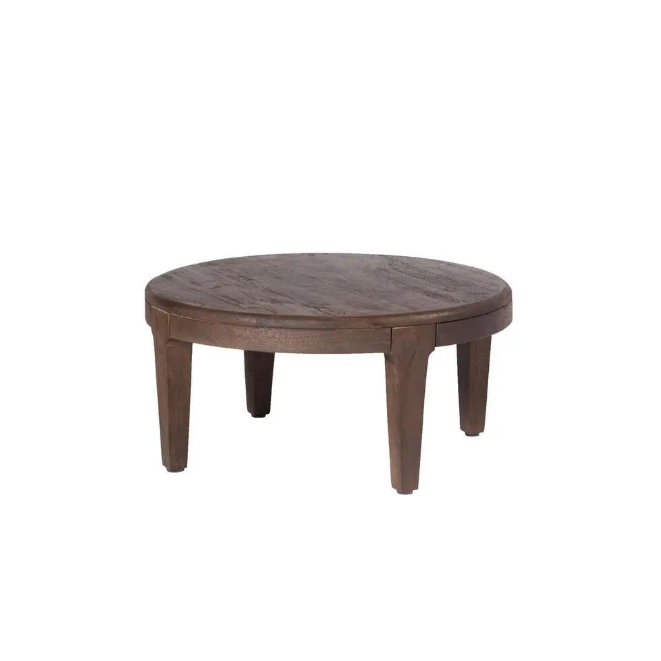 Salontafel Set van 2 - Acaciahout - Rond - Tafel Mio