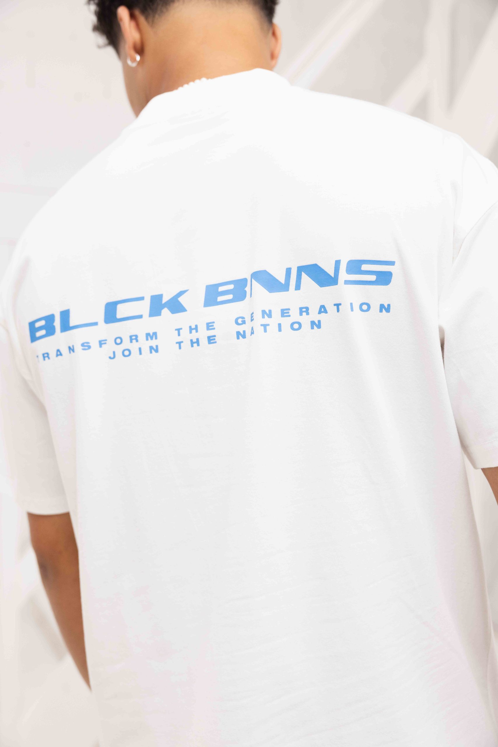 Black Bananas Nation T-Shirt Heren Wit