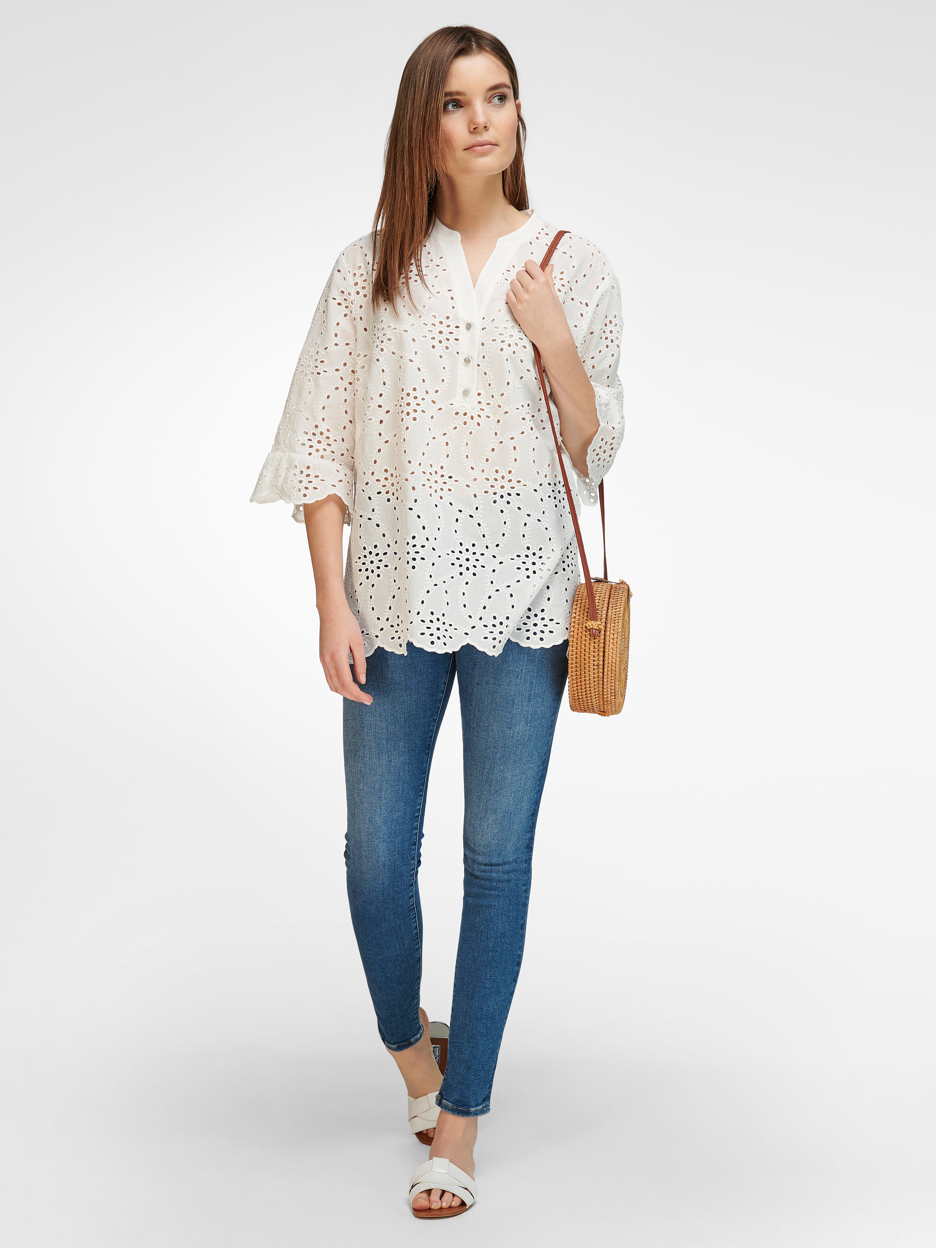 Bluse mit 1/2-Arm